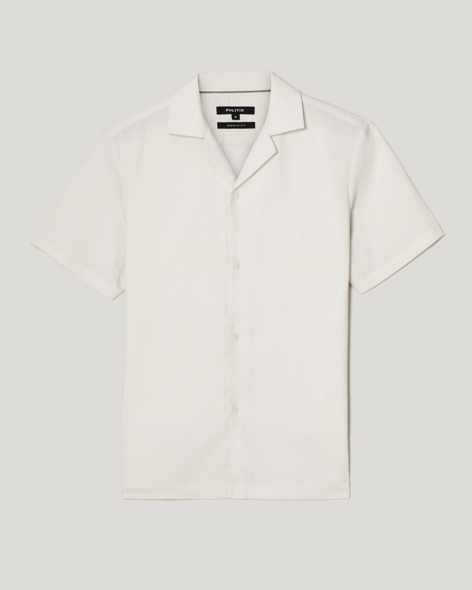 Regular Short Sleeve Plain Shirt